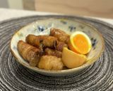 エリンギの豚バラ巻き 角煮風作り方12写真