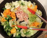 簡単　ピリ辛肉野菜炒め作り方3写真