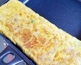 お弁当にも♪ねぎ、玉ねぎ、ピーマンの卵焼作り方5写真