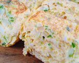 お弁当にも♪ねぎ、玉ねぎ、ピーマンの卵焼作り方6写真