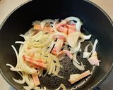 中国タンミョンdeロゼクリームパスタ風♪作り方3写真