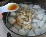 あさり缶と冬瓜の中華スープ作り方3写真