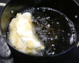 簡単！はじめての卵天　生卵の天ぷら作り方4写真