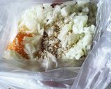 【ポリ袋レシピ】チーズインハンバーグ作り方3写真