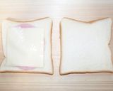 ハム・チーズ・ポテトサラダのホットサンド作り方2写真