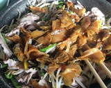 豚肉とザーサイ・彩り野菜の炒り卵炒め作り方3写真