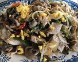豚肉とザーサイ・彩り野菜の炒り卵炒め作り方7写真