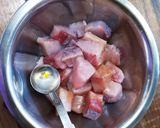 【沖縄】白身魚シイラのケチャップ炒め。作り方2写真