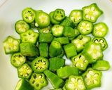 オクラ 玉ねぎ かきたま味噌汁^^作り方2写真