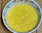 [パン粉消費料理] ふわふわ卵スープ作り方2写真