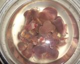 鶏レバーの赤ワイン煮作り方1写真