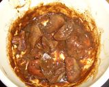 鶏レバーの赤ワイン煮作り方3写真