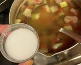 赤くてかわいいスイカの皮のお冬瓜風スープ作り方4写真