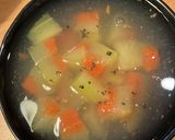 赤くてかわいいスイカの皮のお冬瓜風スープ作り方7写真