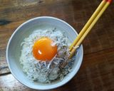究極のサボり飯。TKGしらす編作り方2写真