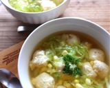 mやわらか鶏団子スープ作り方8写真
