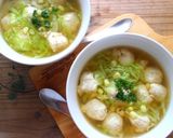 mやわらか鶏団子スープ作り方9写真