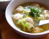 mやわらか鶏団子スープ作り方10写真