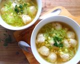 mやわらか鶏団子スープ作り方11写真