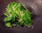 【節約】カブの葉のじゃこ炒め作り方2写真