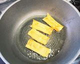 バナナ春巻き バニラアイス添え作り方3写真