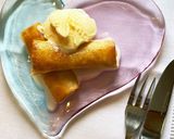 バナナ春巻き バニラアイス添え作り方4写真