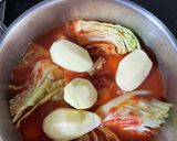 トマト缶でキャベツ煮作り方5写真