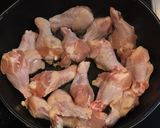 手羽元と厚揚げとオクラのポン酢煮込み作り方1写真