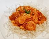 揚げ春雨で本格風！炒り卵入りエビチリ作り方15写真