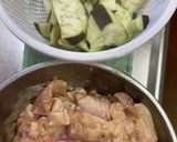 鶏肉と茄子の生姜焼き作り方1写真