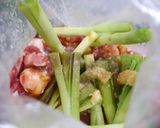 それもったいない！ニラの茎の肉炒め作り方2写真