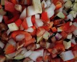 ストウブでサーモンの野菜の蒸し煮作り方4写真