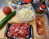 盛岡冷麺　焼き肉のせてボリュームアップ作り方4写真