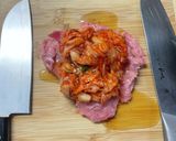 キムトロ丼作り方1写真