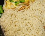 卵とちくわの素麺キムチチャンプルー作り方4写真