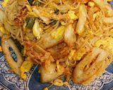 卵とちくわの素麺キムチチャンプルー作り方7写真