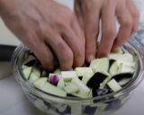 ピリ辛やみつき茄子と鶏そぼろのピリ辛炒め作り方2写真
