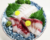 ◇真子鰈と活〆のしま鯵のお造り◇作り方3写真
