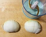 丸ごと玉ねぎのveganオニオンスープ作り方1写真