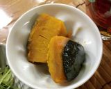 たっぷりお酒で煮る☆酔いどれ南瓜の煮物作り方10写真