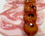 簡単おかず！肉巻きみたらし団子作り方1写真