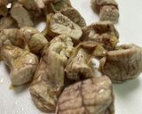 簡単おつまみ! 鶏モツとキンカンの甘辛煮作り方5写真