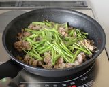 サッと炒めて【空芯菜と豚のベトナム風炒め作り方4写真