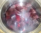 嚥下食★紅いもアイス作り方1写真
