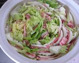 はまる！白菜と豚のブラックペッパー鍋作り方1写真