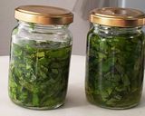 自家製バジルオイルのパスタ作り方1写真