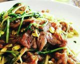 がっつり旨い♫ナッツと豚ロースの炒め物作り方6写真