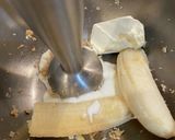 オートミールでバナナチーズケーキ作り方2写真