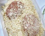 パン粉で肉汁閉じ込めて♡和風ハンバーグ作り方4写真