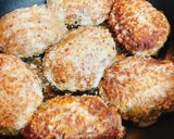 パン粉で肉汁閉じ込めて♡和風ハンバーグ作り方8写真
